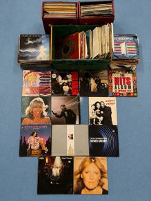 Approx 300 Vinyl Records Job Lot Huge Mixed Collection Pop / Rock / Disco / Classical
