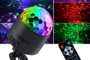 Disco Ball Light Party Lights dj Disco Lights, led Mini Colors Stage Lights Sound Activated Automatic, Strobe Light Halloween Christmas Decoration Lights Happy Birthday Gift Wedding Club Show (FREE POSTAGE)