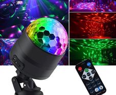 Disco Ball Light Party Lights dj Disco Lights, led Mini Colors Stage Lights Sound Activated Automatic, Strobe Light Halloween Christmas Decoration Lights Happy Birthday Gift Wedding Club Show (FREE POSTAGE)