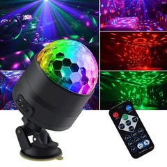 Disco Ball Light Party Lights dj Disco Lights, led Mini Colors Stage Lights Sound Activated Automatic, Strobe Light Halloween Christmas Decoration Lights Happy Birthday Gift Wedding Club Show (FREE POSTAGE)