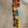 Fisher Price  Wooden Pull Along Stacking Train Image 2