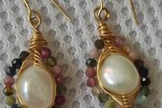 Pearl earrings