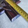 ANTIQUE Late 19thc French Rosewood  Metal Crucifix C1880 Made In France. Image 3