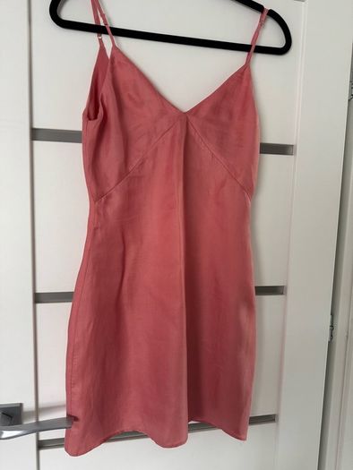 BNWT Zara Pink Satin Slip Mini Dress XS
