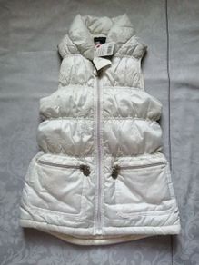 BNWT, Padded zipper puff gilet jacket