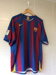 FC Barcelona Jersey. Champions League Winners 2006. Official Nike Mens Home Jersey. Original From The Time. Not A Modern Remake.