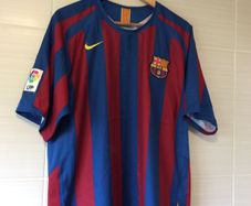 FC Barcelona Jersey. Champions League Winners 2006. Official Nike Mens Home Jersey. Original From The Time. Not A Modern Remake.