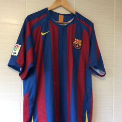 FC Barcelona Jersey. Champions League Winners 2006. Official Nike Mens Home Jersey. Original From The Time. Not A Modern Remake.