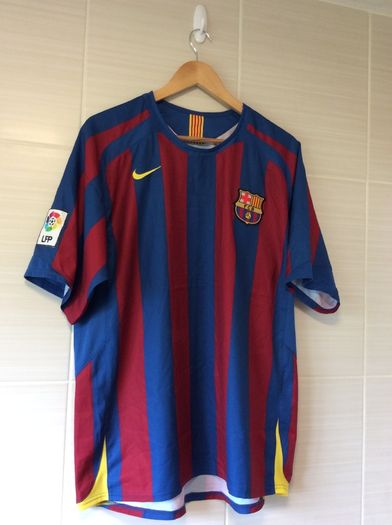 FC Barcelona Jersey. Champions League Winners 2006. Official Nike Mens Home Jersey. Original From The Time. Not A Modern Remake.