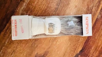 Vintage Simpson Beaufort B2 Pure Badger Shaving Brush  Unused
