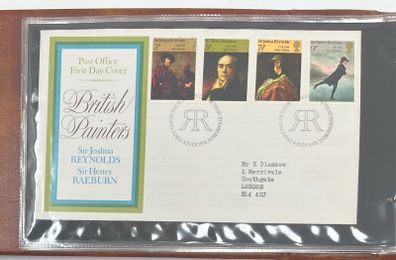 Collection of 38 Stamp First Day Covers, 1872-75 housed in Royal Mail small album with good range and including definitive values plus regionals. 38 images of contents