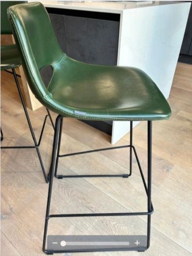 faux leather stools (4)