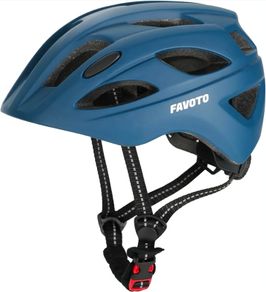 Favoto Kids Children Bike Helmet Toddler Cycling Helmet Breathable Blue Adjustable Helmet for Boys and Girls