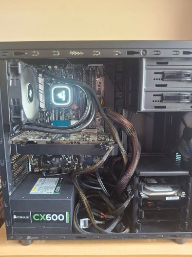 Custom PC Intel Core i5 7600K  Windows 11  MS Office  LED Monitor