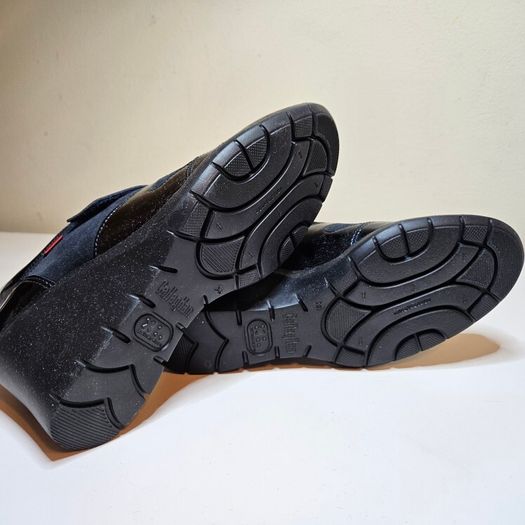 GallagHan model Claudia wedge ankle navy shoes RRP 145 euro size UK 3.5 EU 36 new & boxed SALE