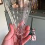 Teardrop hand cut crystal similar to Waterford Image 6