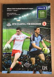 31st January 2009. GAA (Gaelic Football) Programme. Dublin (Atha Claith) V Tyrone (Tir Eoghan) @ Croke Park.