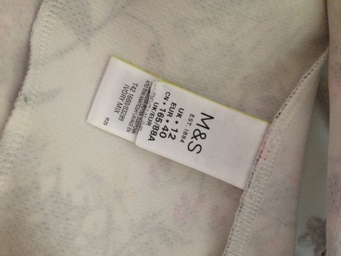 M&S floral dress bodycon size 12 and 14