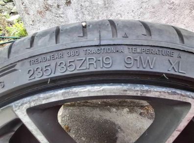 19" alloys Tyres