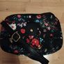 New floral black Hand bag Image 2