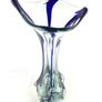 Large Art glass vase by Zabkowice Glassworks, Poland Image 4