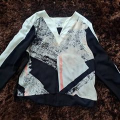 Calvin Klein Blouse Shirt XL uk12 rrp 100