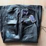 Forest faux leather dress: Oasis size 12 Image 3