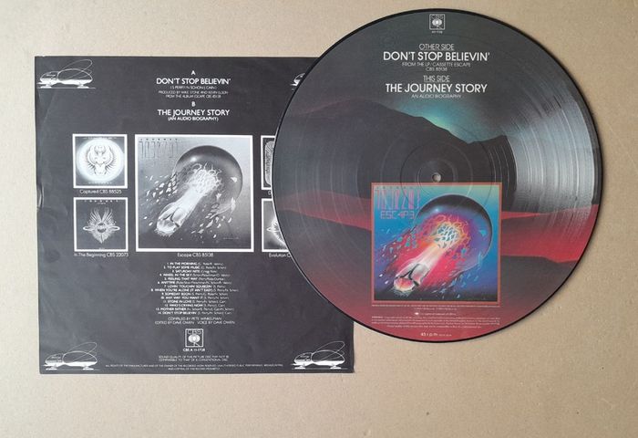Journey Don't Stop Believin Picture Disc