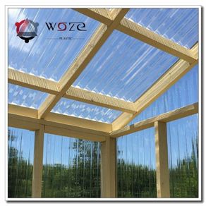 Clear polycarbonate sheeting