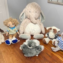 Baby / Toddler Soft Toys - 6 plush cuddly toys
