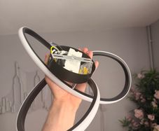 Modern twisted celing light