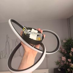 Modern twisted celing light