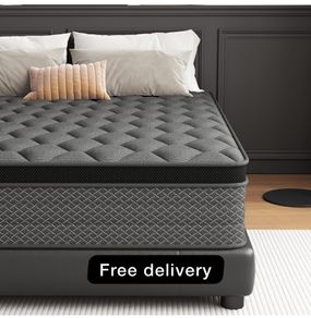 Single Mattress 3FT, 10 Inch Foam and Spring Hybrid Mattress