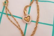 Disney mickey mouse head pendant necklace
