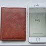 Brand New Fossil Mens Slim Wallet Cognac Brown credit card Image 5