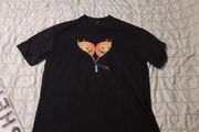 new black oversized halloween t shirt