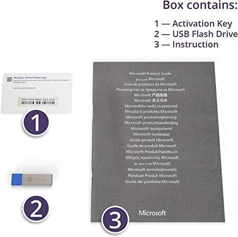 Windows 10 Pro Physical Retail License. Upgradable to Windows 11 Pro