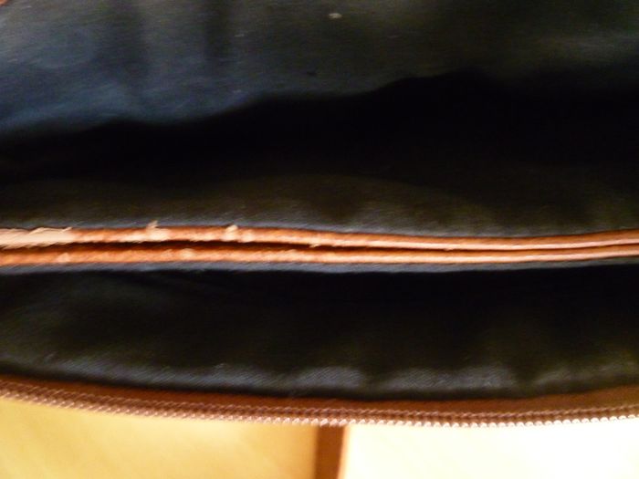 Hand Bag Crossbody Brown Faux Leather Multi Pocket Handbag- Purchased In Carraig Donn