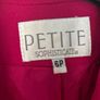 Vintage Petite Sophisticate Pink Wool Crepe Blazer size 10 Image 2