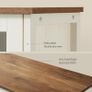 Vintage Sideboard Kitchen Cabinet Storage Cabinet with Glass Doors for Living Room(White) Image 4