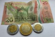 Mexico Banknote &amp; 3 Coins 37 Pesos
