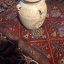 Clay Pot with Geometric design. Approx 18" tall Image 2