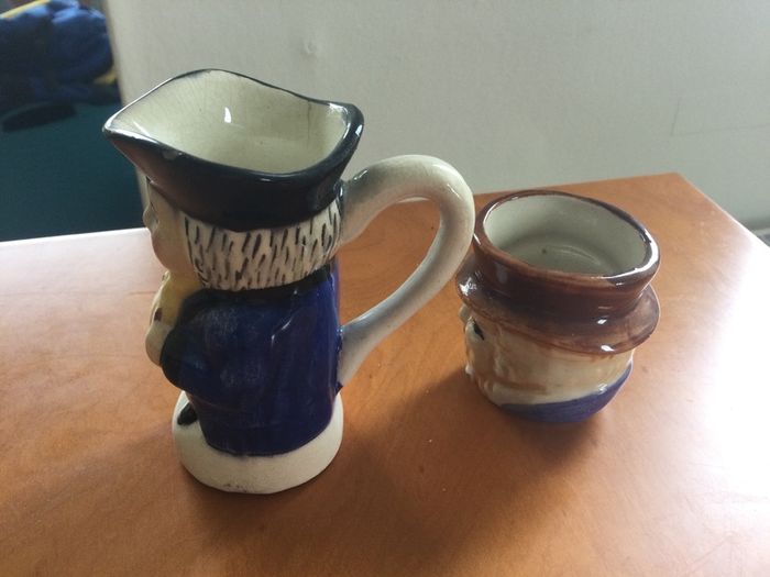 Toby jug and pot