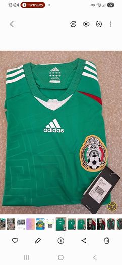 Adidas Mexico national-team jersey, new with the original Adidas tags still attached