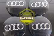 4 x Black Audi Centre Caps (60mm) - FREE POST