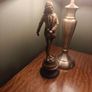 3 Large Vintage Bronze Effect Statues Image 7