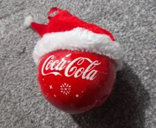 Christmas coca cola bauble