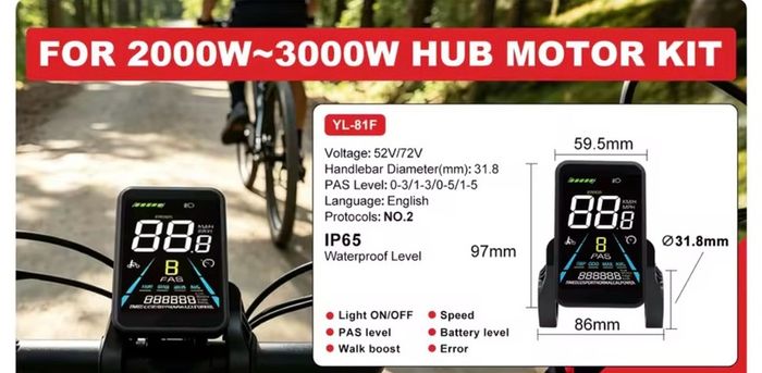 Conversion Kit 3000w 72v