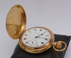 Vintage GentsTho Russell & Son Liverpool Gold Pocket Watch