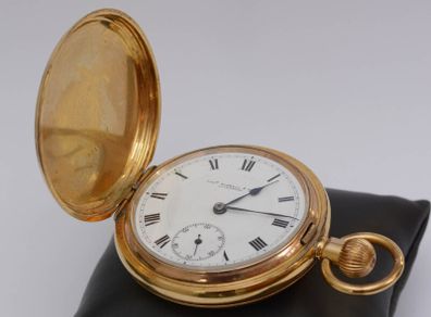 Vintage GentsTho Russell & Son Liverpool Gold Pocket Watch
